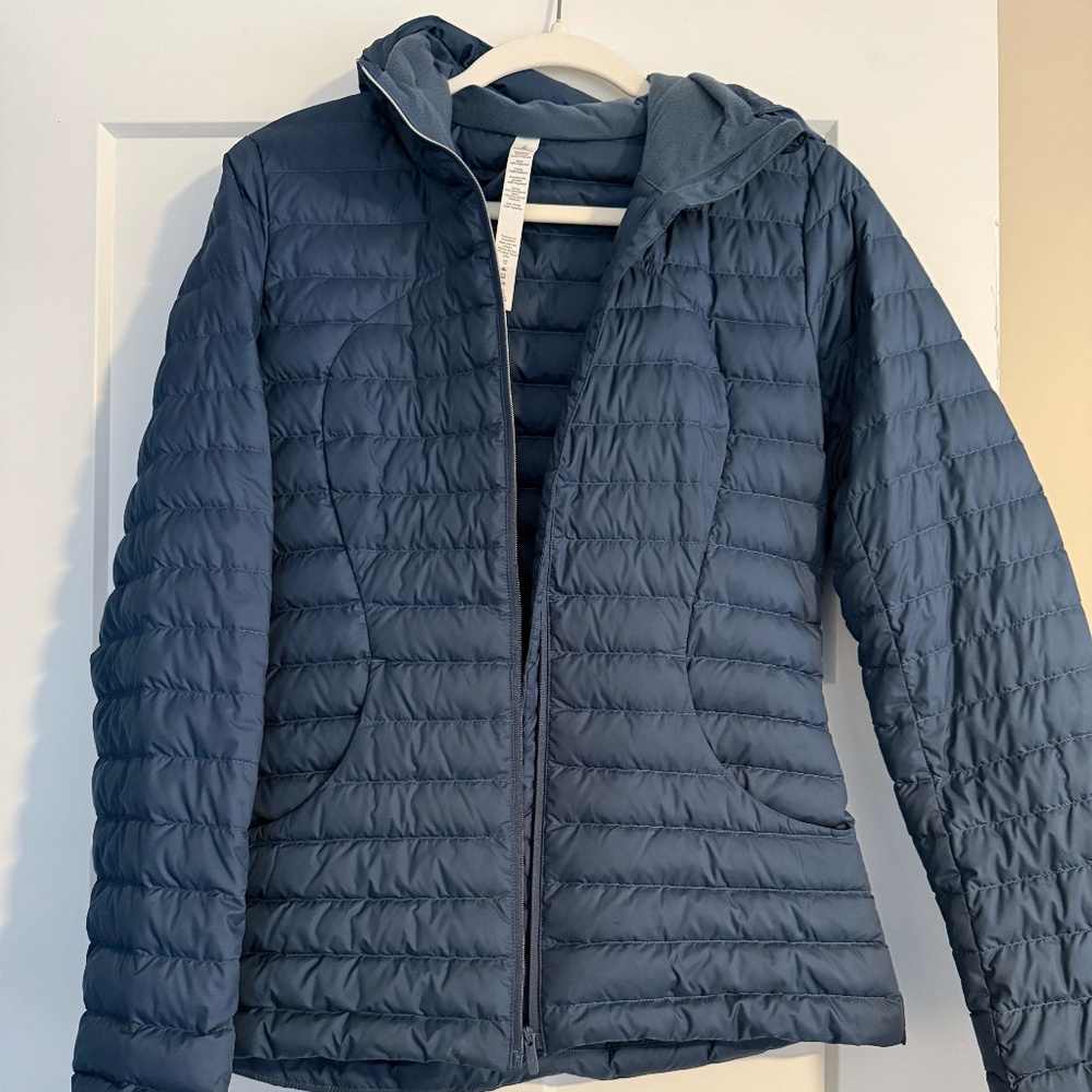 Lululemon, Blue, Pack It Down Jacket, Size 6